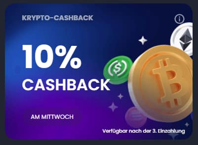 10% cashback im Casino