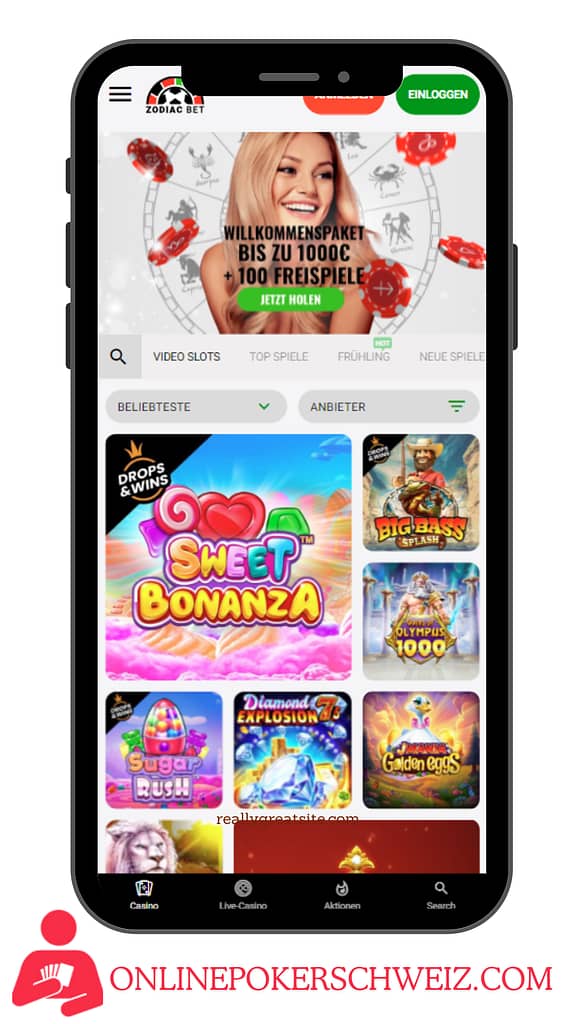 zodiacbet mobiles spielen