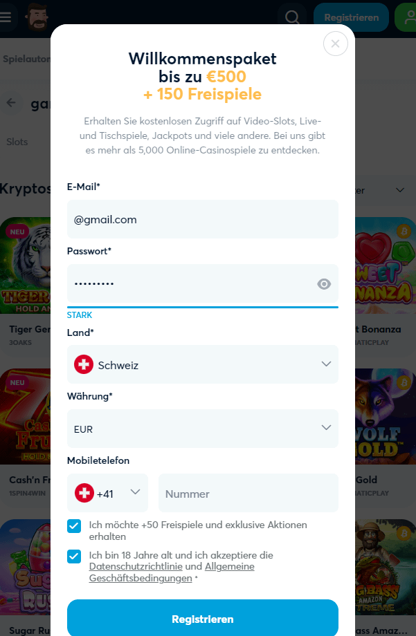 GoodMan Casino registrierung