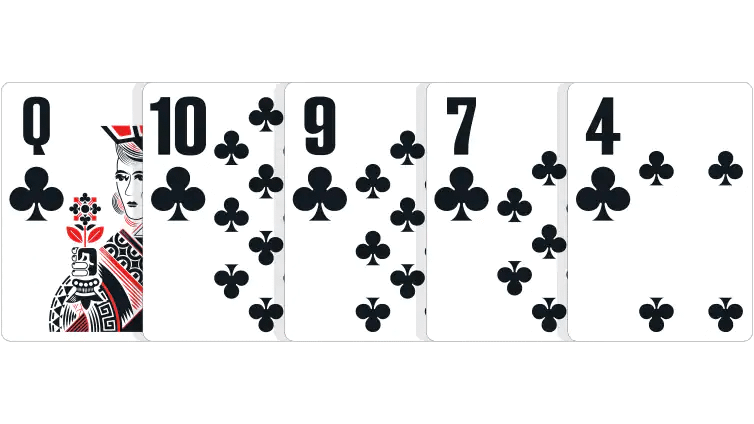 Flush im Online Poker